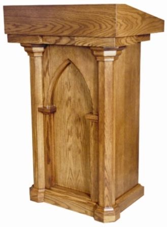 Lectern 530 Two Shelves 28 W X